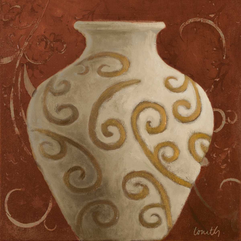 Vessel on Red I art print by Lanie Loreth for $57.95 CAD