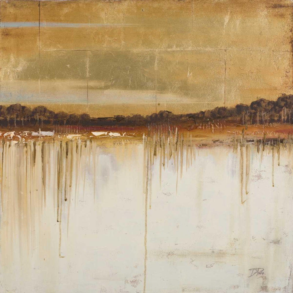 Melting Gold I art print by Patricia Pinto for $57.95 CAD