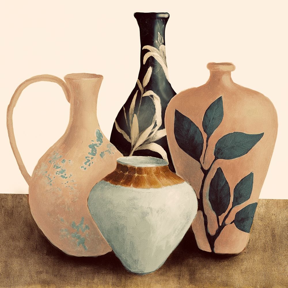 Decorative Beige Vessels II art print by Lanie Loreth for $57.95 CAD