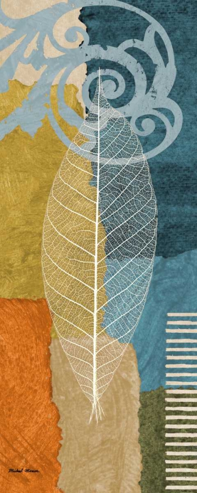 Blue Leaf II art print by Michael Marcon for $57.95 CAD