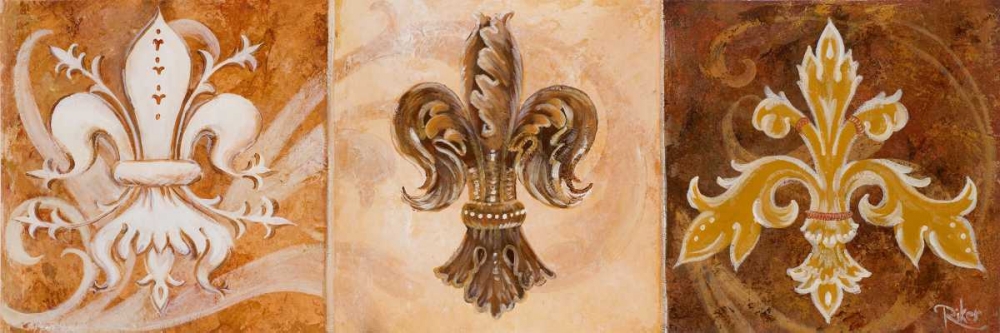 Fleur de Lis Trio art print by Thomas Riker for $57.95 CAD