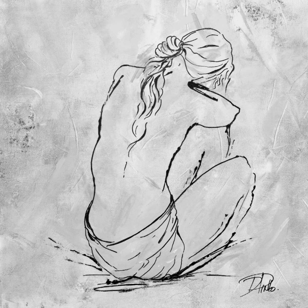 Nude Sketch I art print by Patricia Pinto for $57.95 CAD