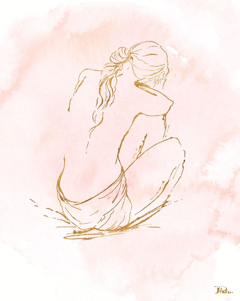 Nude on Pink I art print by Patricia Pinto for $57.95 CAD