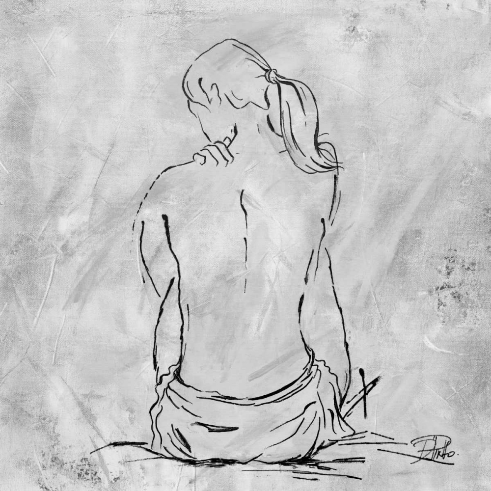 Nude Sketch II art print by Patricia Pinto for $57.95 CAD