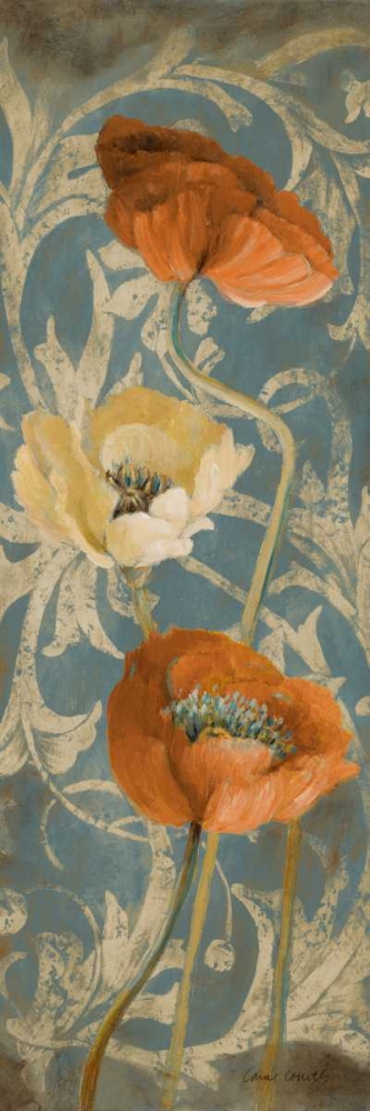 Poppies de Bleu I art print by Lanie Loreth for $57.95 CAD