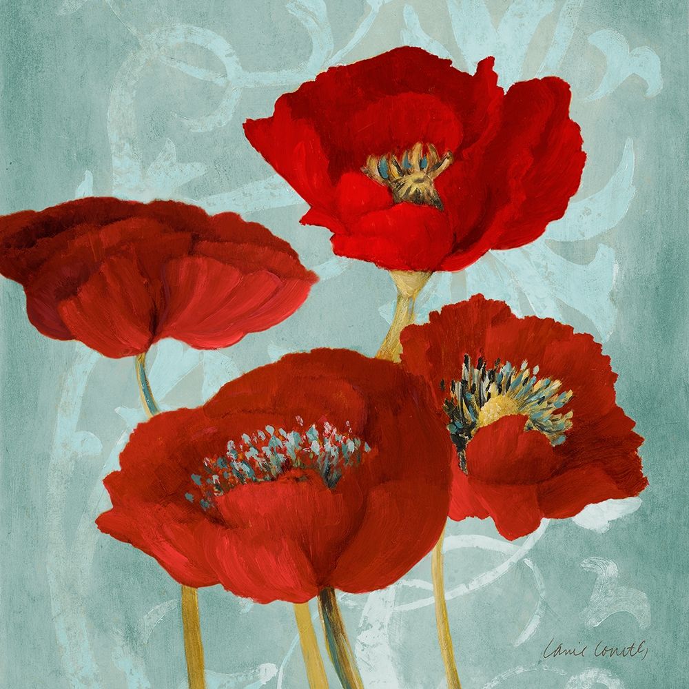 Rouge Pavots I art print by Lanie Loreth for $57.95 CAD