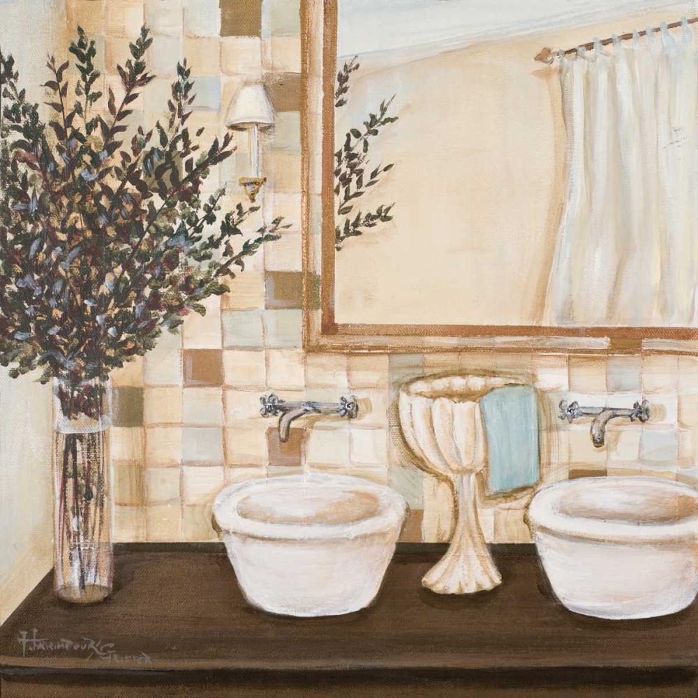Zen Bath I art print by Hakimipour-Ritter for $57.95 CAD