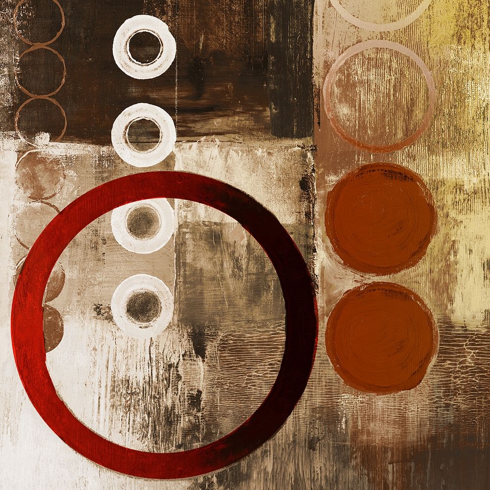 Red Liberate Square I art print by Michael Marcon for $57.95 CAD
