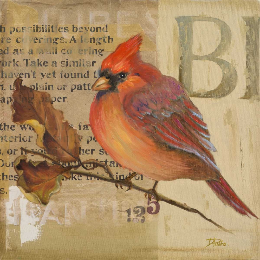 Red Love Birds I art print by Patricia Pinto for $57.95 CAD