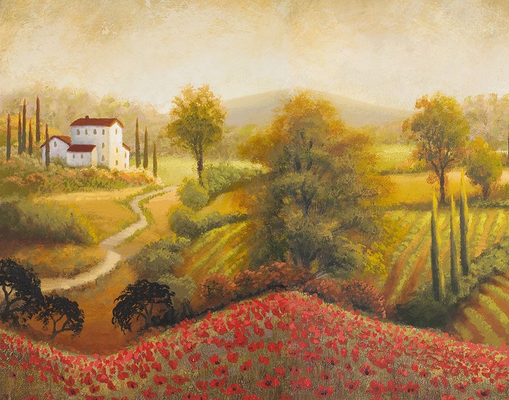 Flourishing Vineyard I art print by Michael Marcon for $57.95 CAD