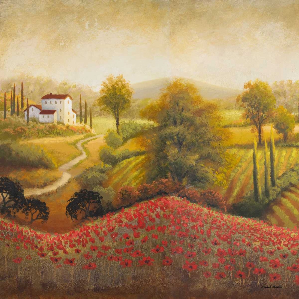 Flourishing Vineyard Square I art print by Michael Marcon for $57.95 CAD