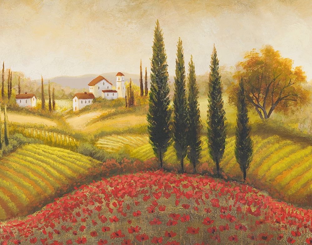 Flourishing Vineyard II art print by Michael Marcon for $57.95 CAD