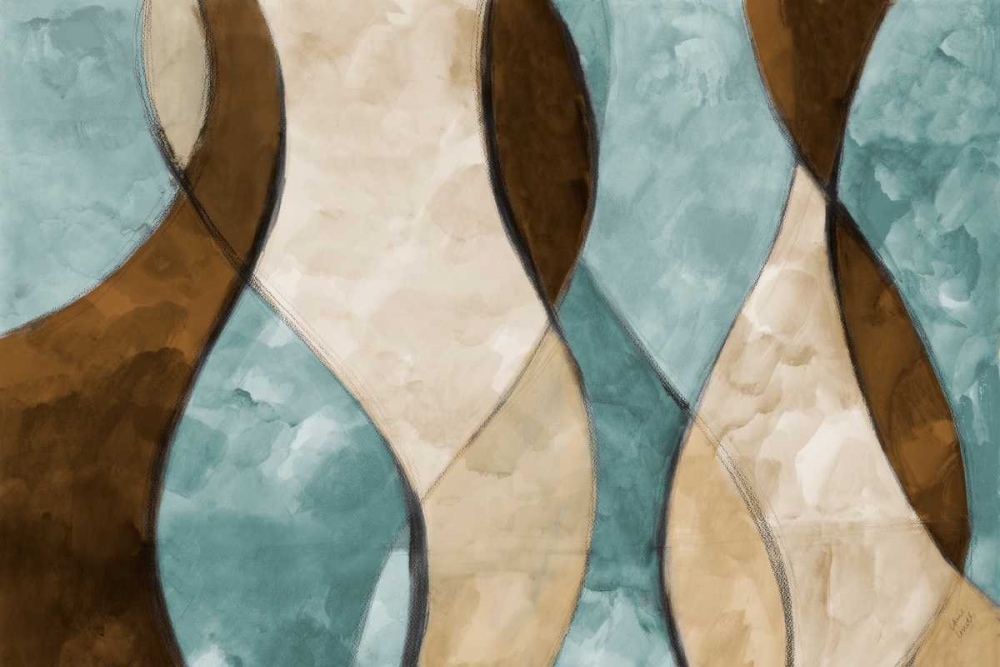 Blue Lyrical I art print by Lanie Loreth for $57.95 CAD