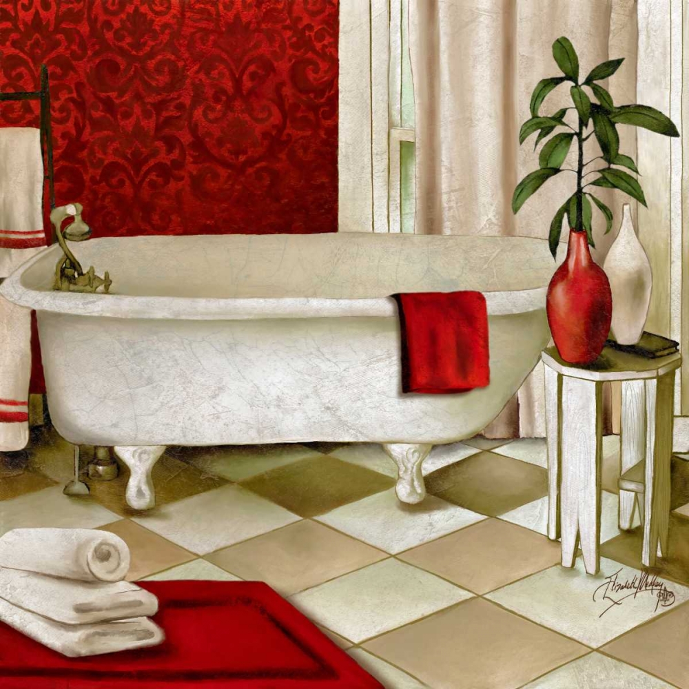 Red Bain I art print by Elizabeth Medley for $57.95 CAD
