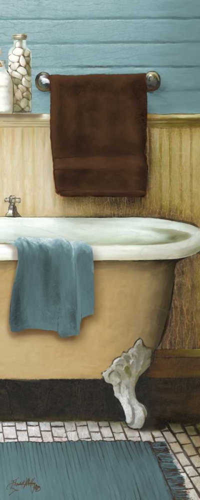 Blue Bain Panel III art print by Elizabeth Medley for $57.95 CAD