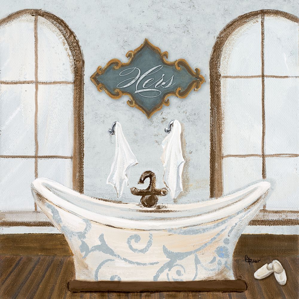 Villa Bath I art print by Gina Ritter for $57.95 CAD
