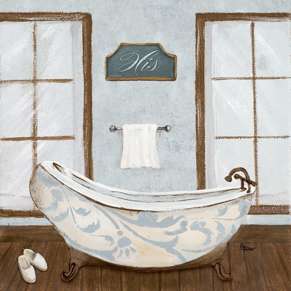 Villa Bath II art print by Gina Ritter for $57.95 CAD