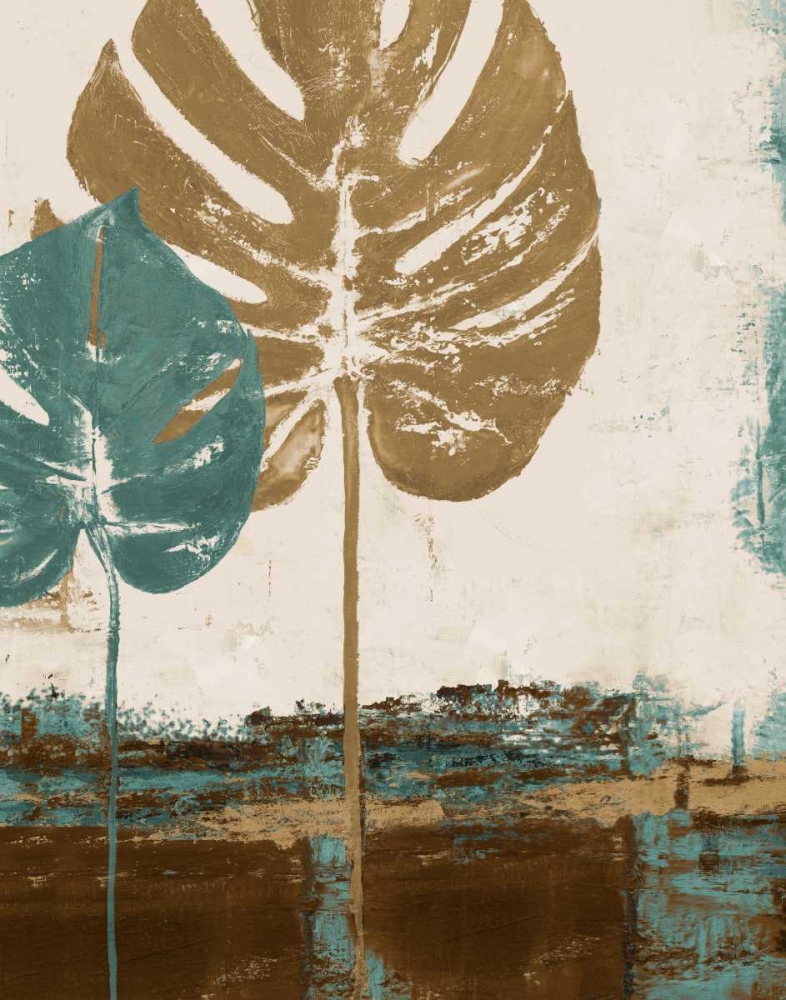 Blue Leaves II art print by Patricia Pinto for $57.95 CAD