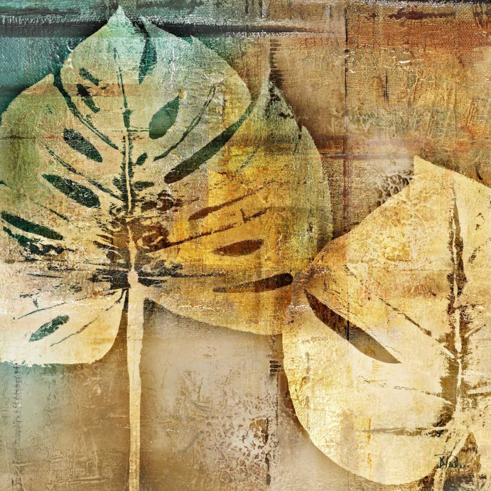 Gold Leaves II art print by Patricia Pinto for $57.95 CAD