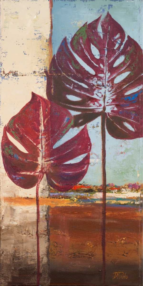 Red Leaves II art print by Patricia Pinto for $57.95 CAD