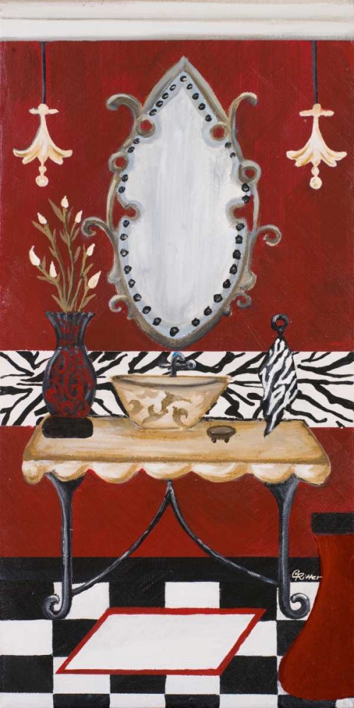 Palm Beach Bath II art print by Gina Ritter for $57.95 CAD