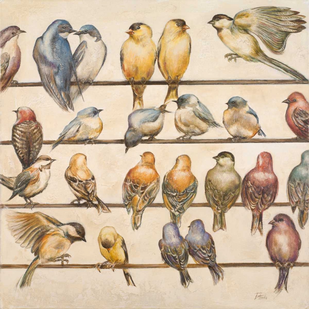 Gleeful Gathering art print by Patricia Pinto for $57.95 CAD