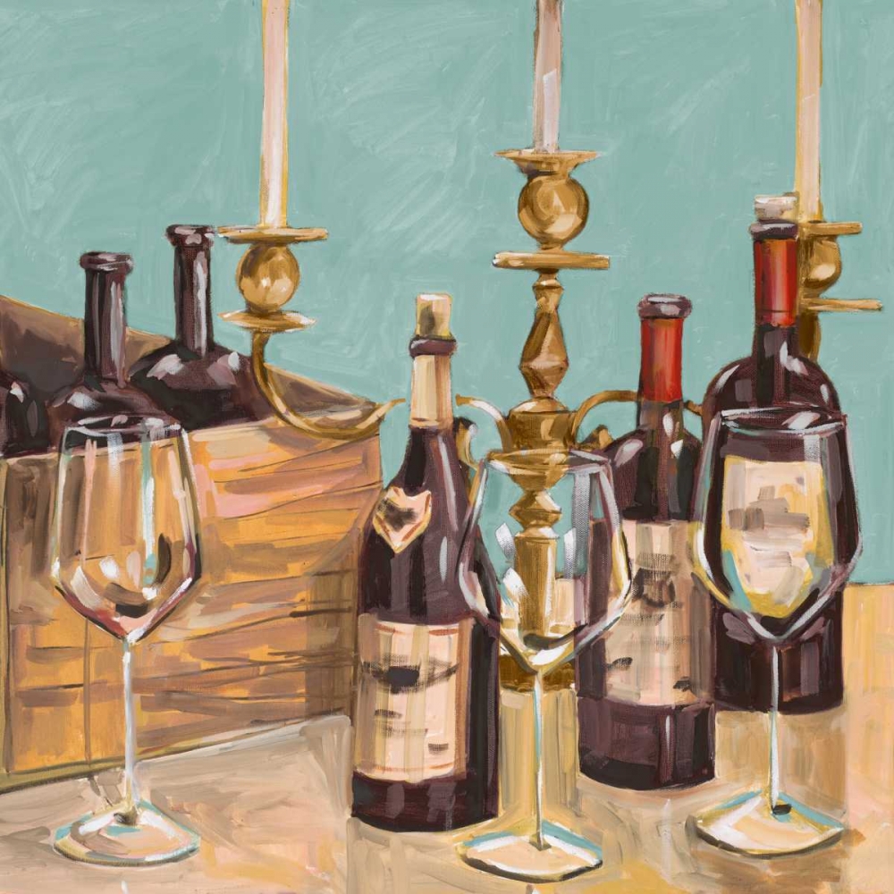 Dinner Party I art print by Heather A. French-Roussia for $57.95 CAD