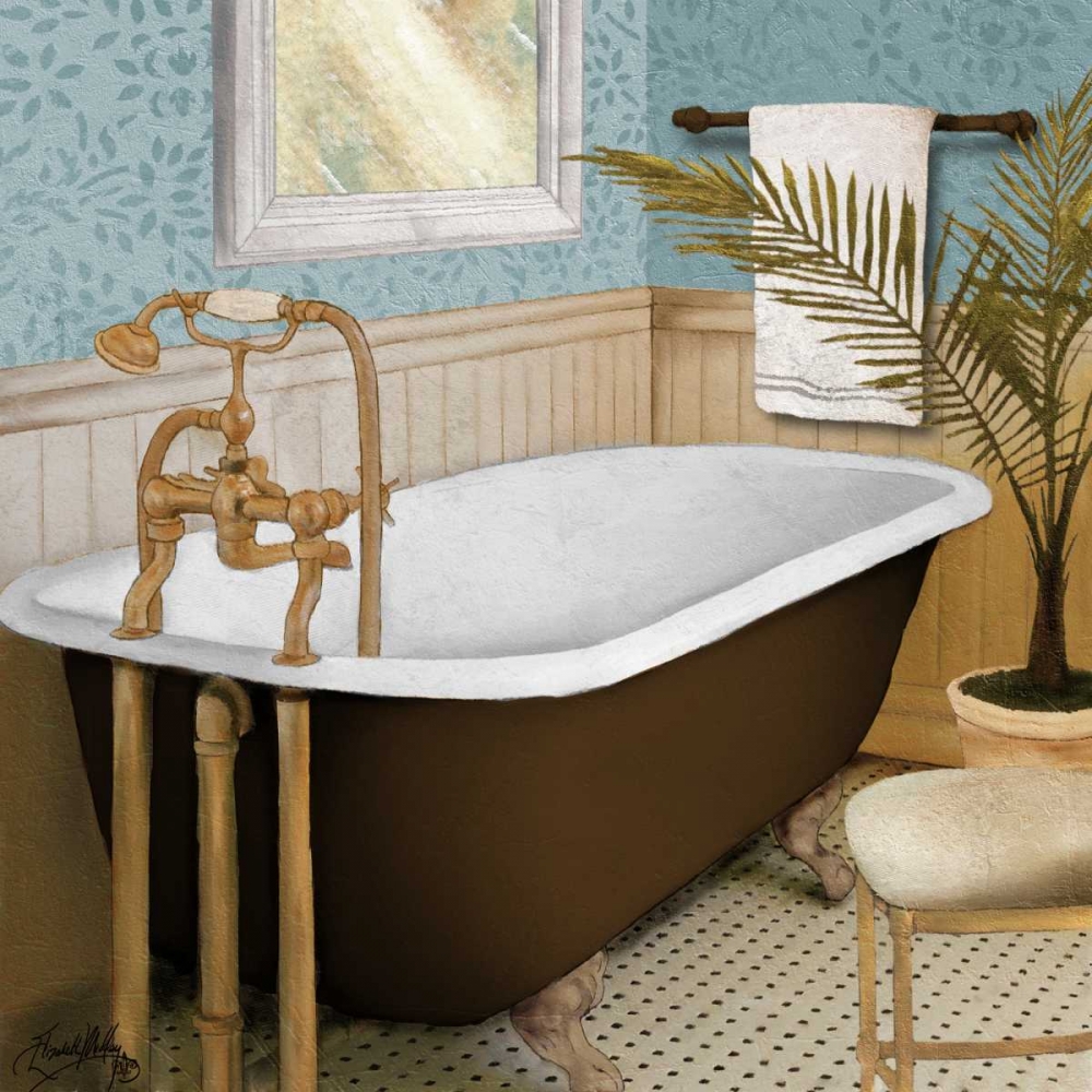 Afternoon Bath I art print by Elizabeth Medley for $57.95 CAD