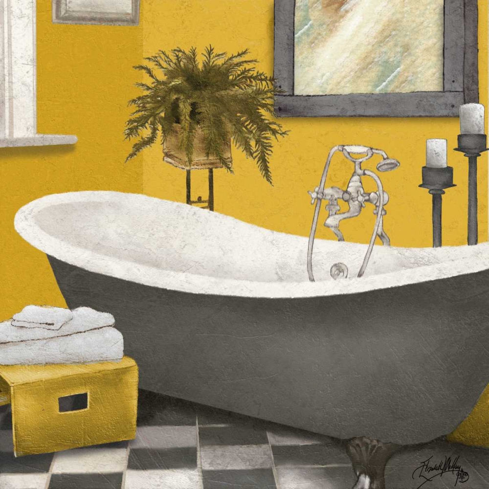 Sunny Bath II art print by Elizabeth Medley for $57.95 CAD