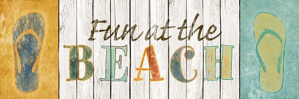 Fun at the Beach art print by SD Graphics Studio for $57.95 CAD