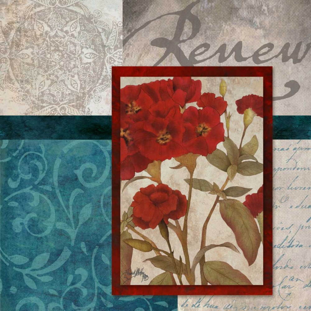 Red Botanicals II art print by Elizabeth Medley for $57.95 CAD
