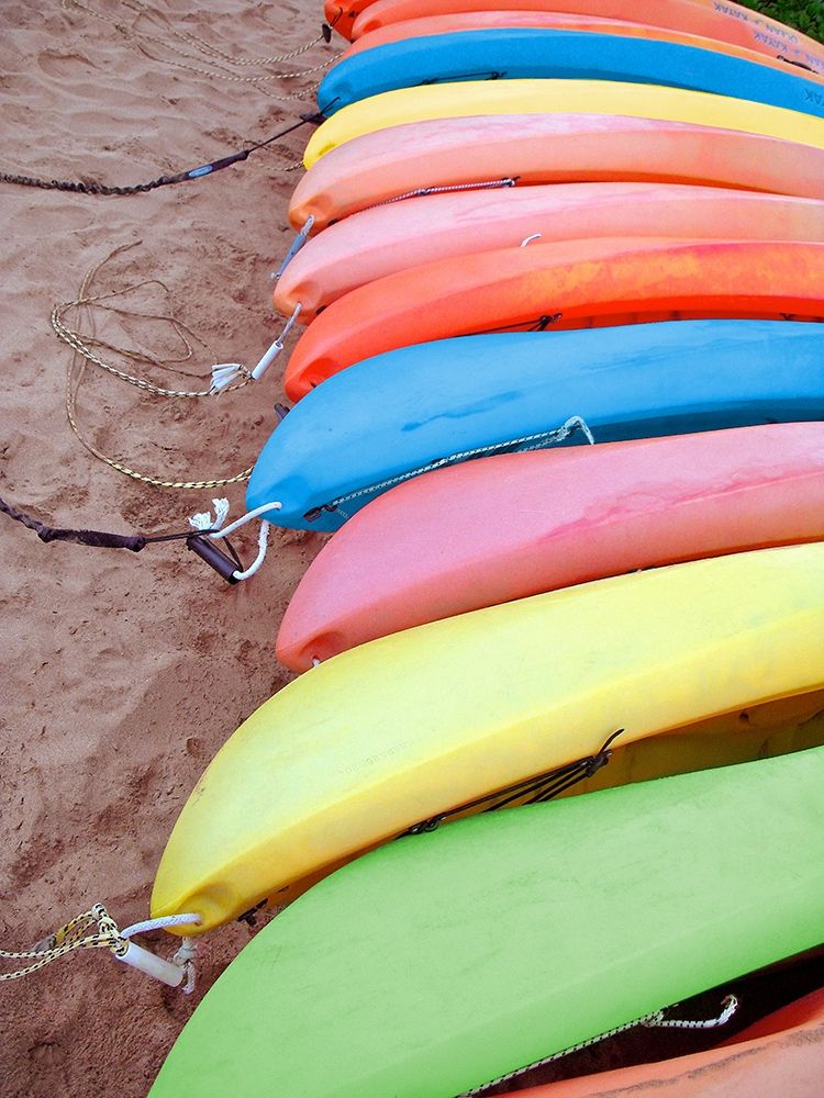 Kayaks I art print by Jairo Rodriguez for $57.95 CAD