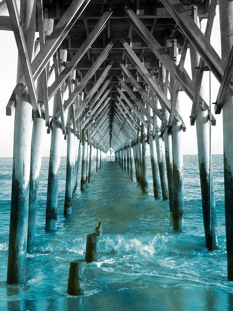 Teal Dock I art print by Jairo Rodriguez for $57.95 CAD