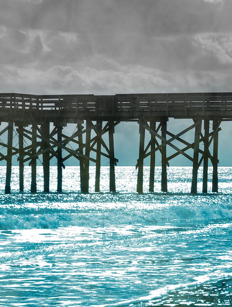 Teal Dock II art print by Jairo Rodriguez for $57.95 CAD