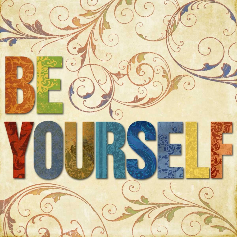 Be Yourself art print by Elizabeth Medley for $57.95 CAD
