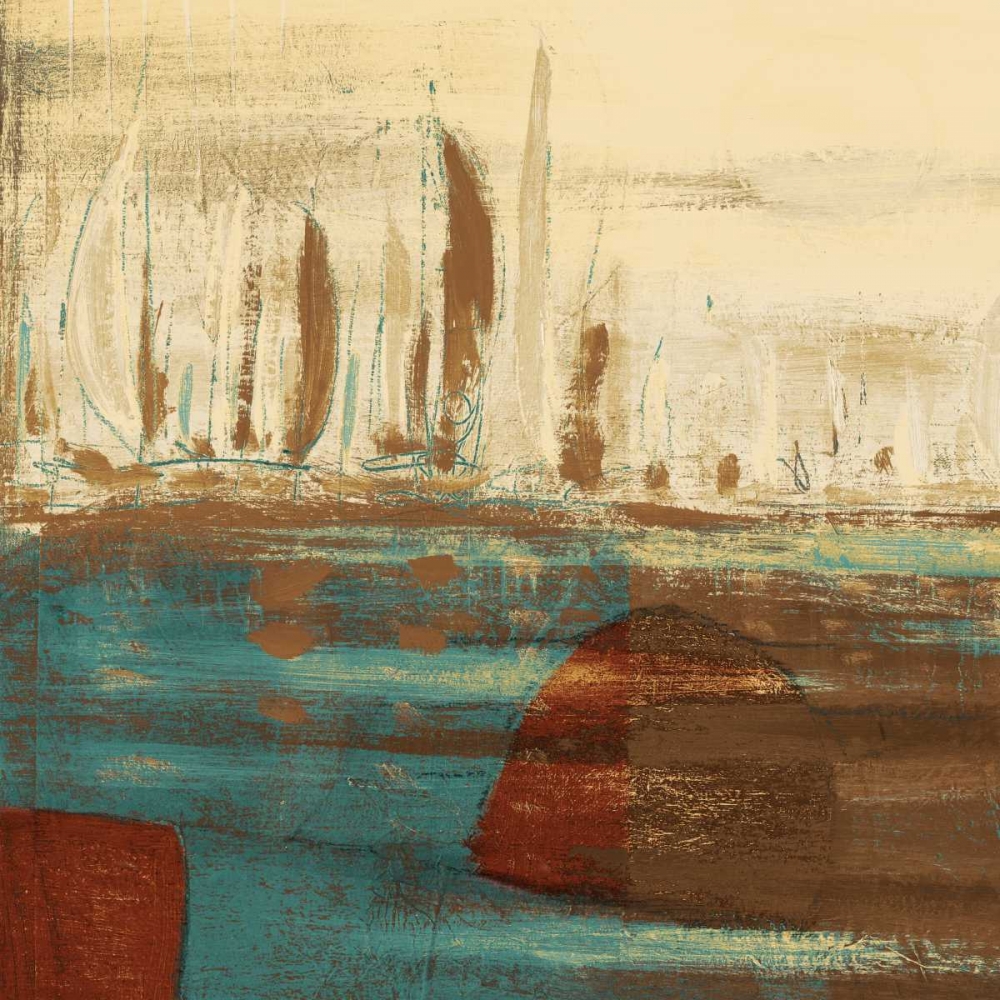 Calm Waters Square I art print by Kingsley for $57.95 CAD