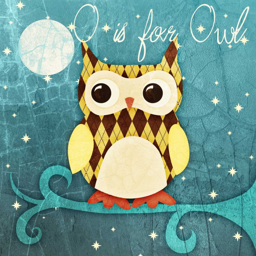 Hoot Hoot Border II art print by SD Graphics Studio for $57.95 CAD