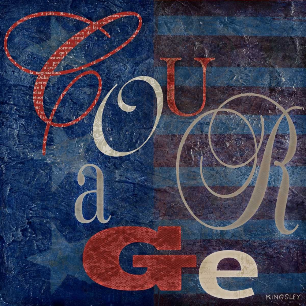 Courage art print by Kingsley for $57.95 CAD