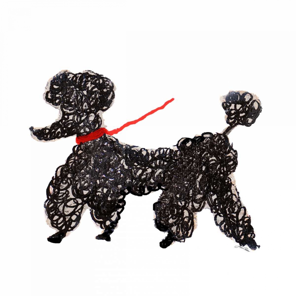 Central Park Poodle art print by Gina Ritter for $57.95 CAD