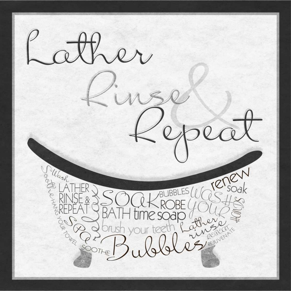 Bath Time I art print by SD Graphics Studio for $57.95 CAD