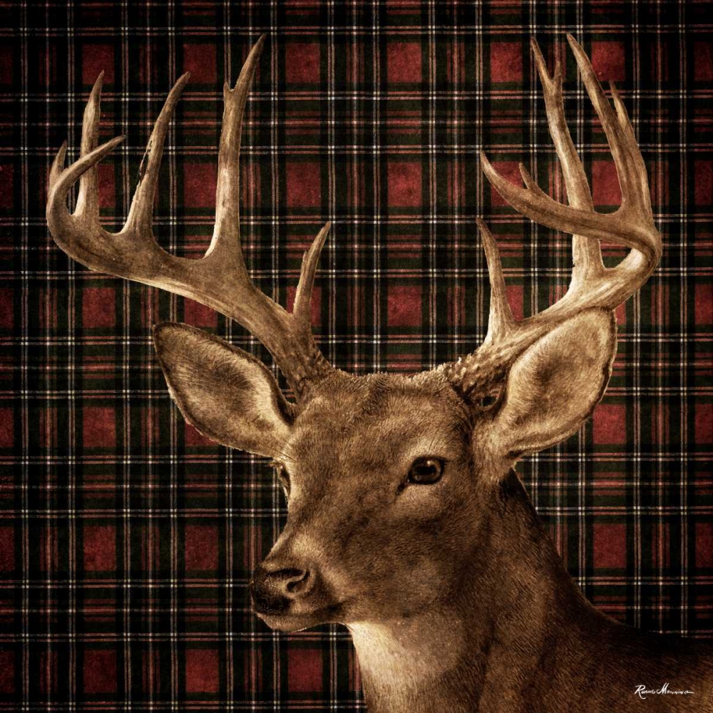 Fall Splendor on Plaid art print by Ruane Manning for $57.95 CAD