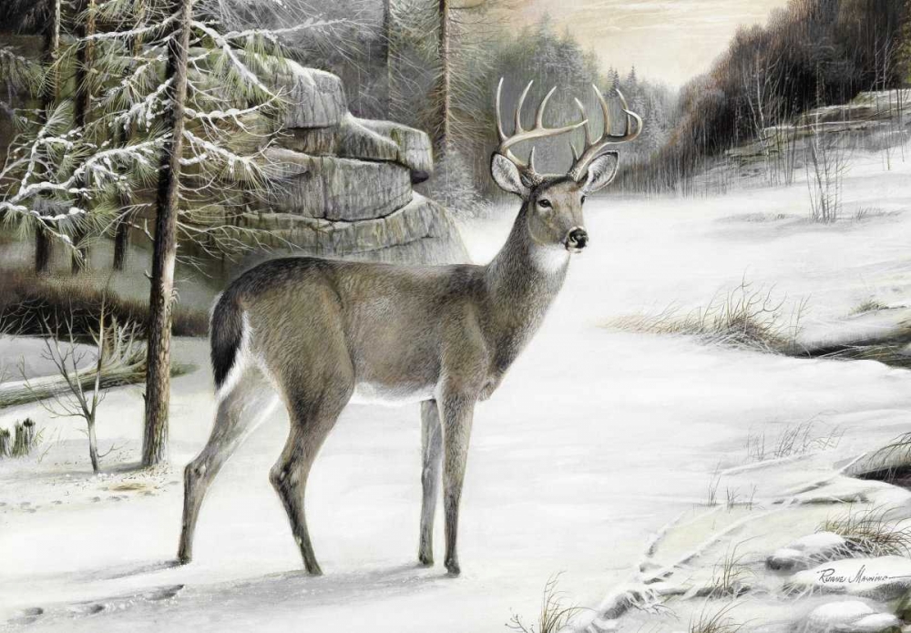 Snowy Mornings art print by Ruane Manning for $57.95 CAD