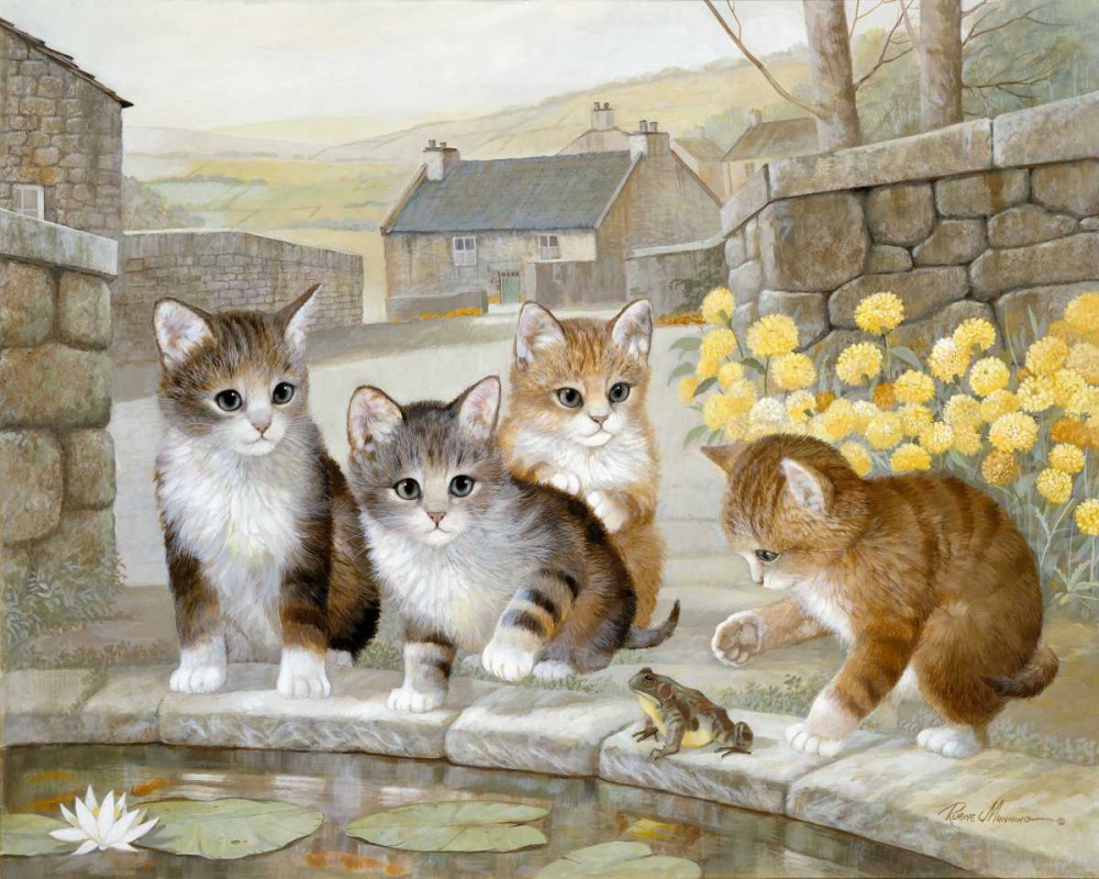 Leap Frog Fun art print by Ruane Manning for $57.95 CAD