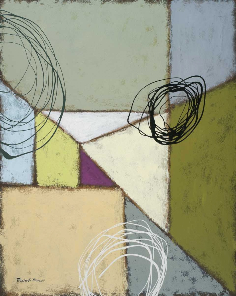 Lemon Lime Play I art print by Michael Marcon for $57.95 CAD