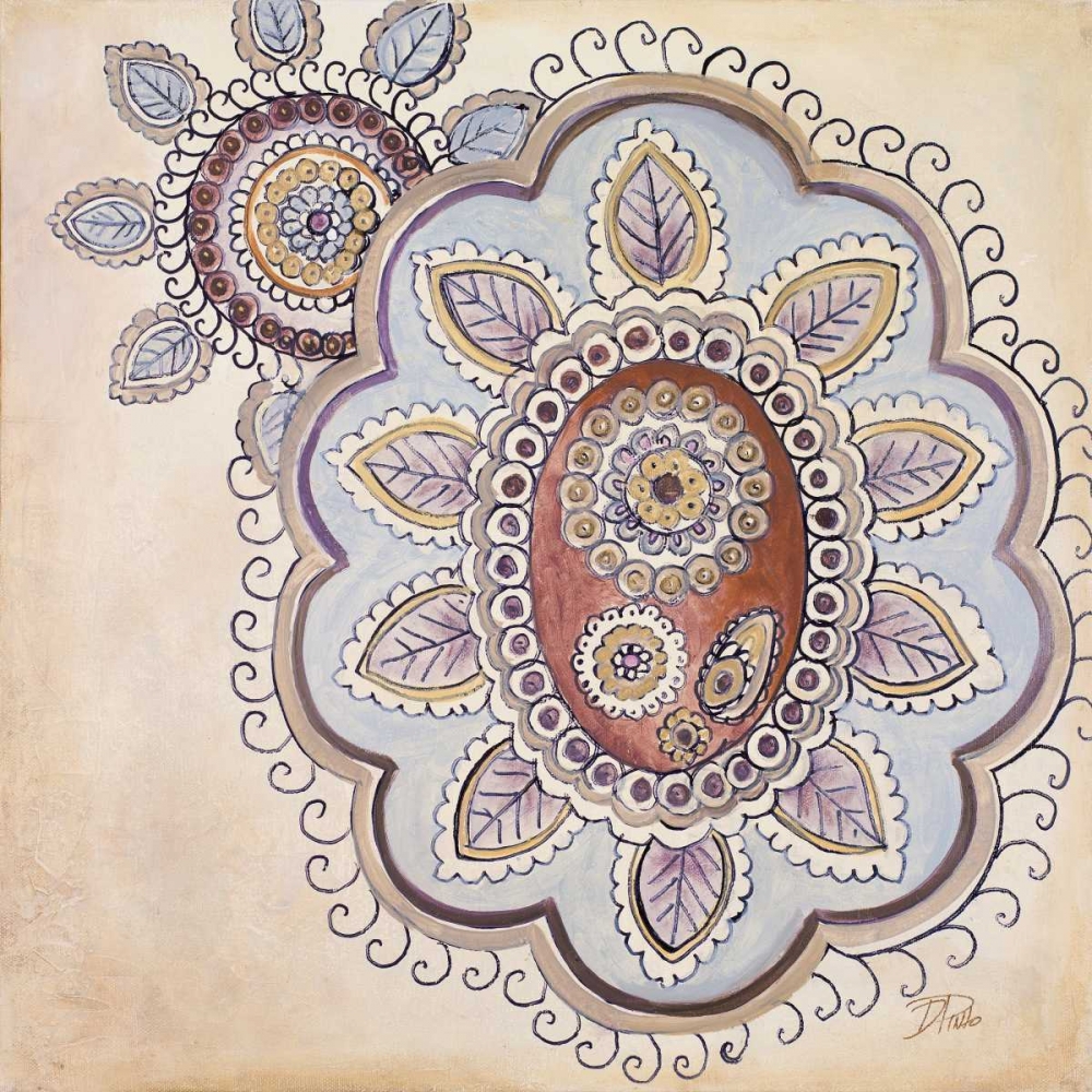 Lavender Textiles II art print by Patricia Pinto for $57.95 CAD