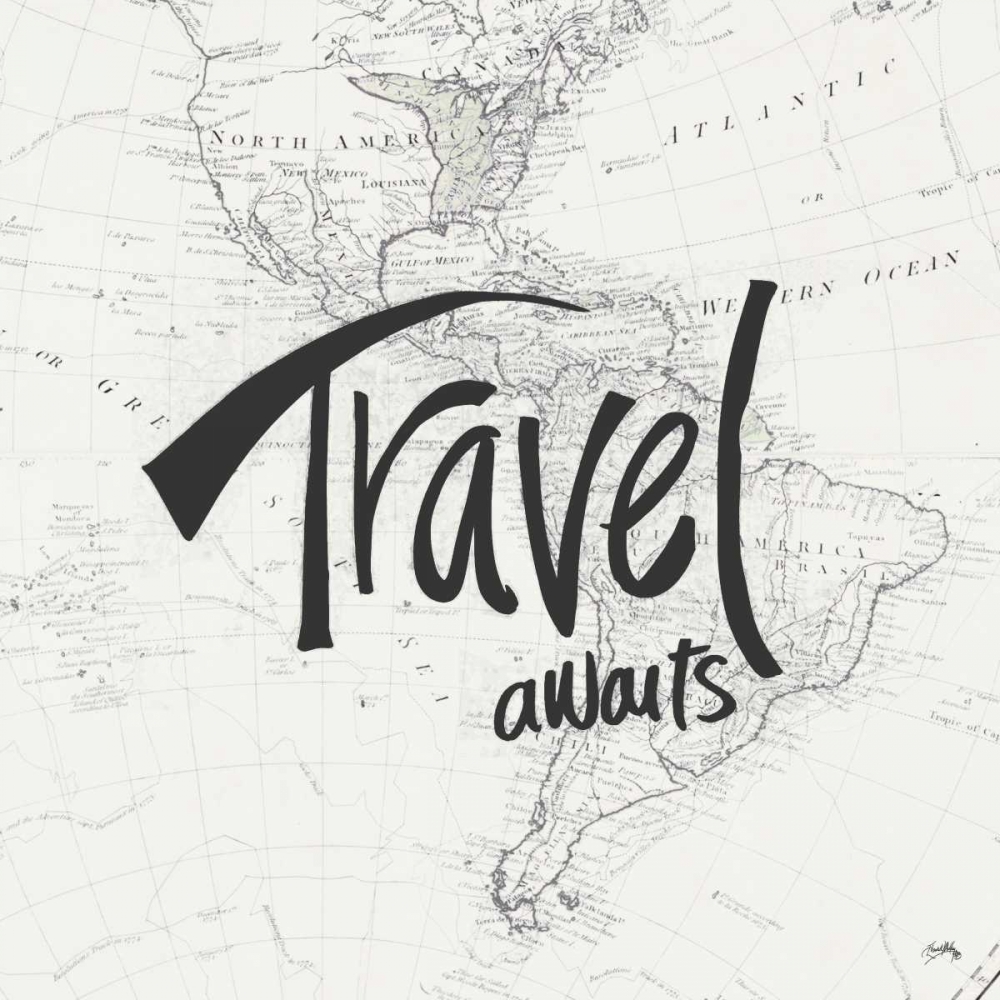 Travel Awaits art print by Elizabeth Medley for $57.95 CAD