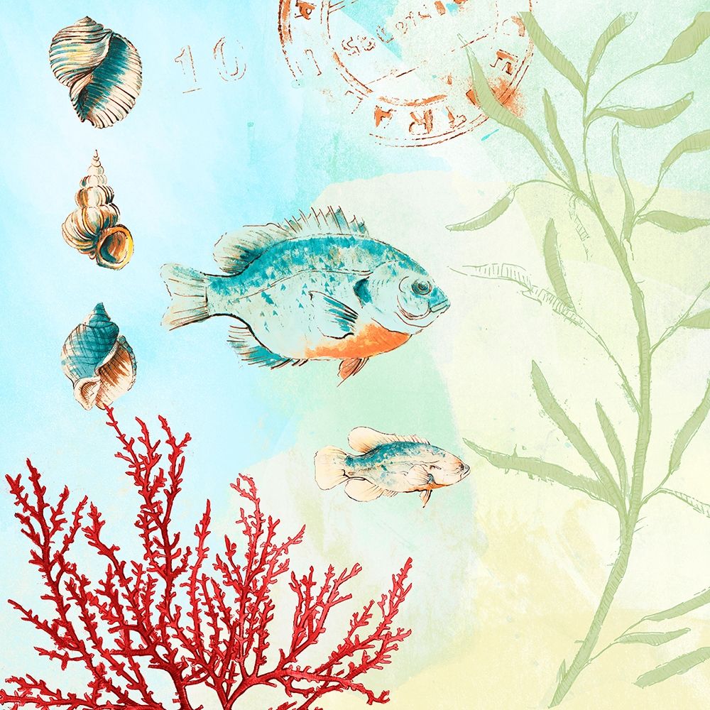 Deep Sea Coral II art print by Lanie Loreth for $57.95 CAD
