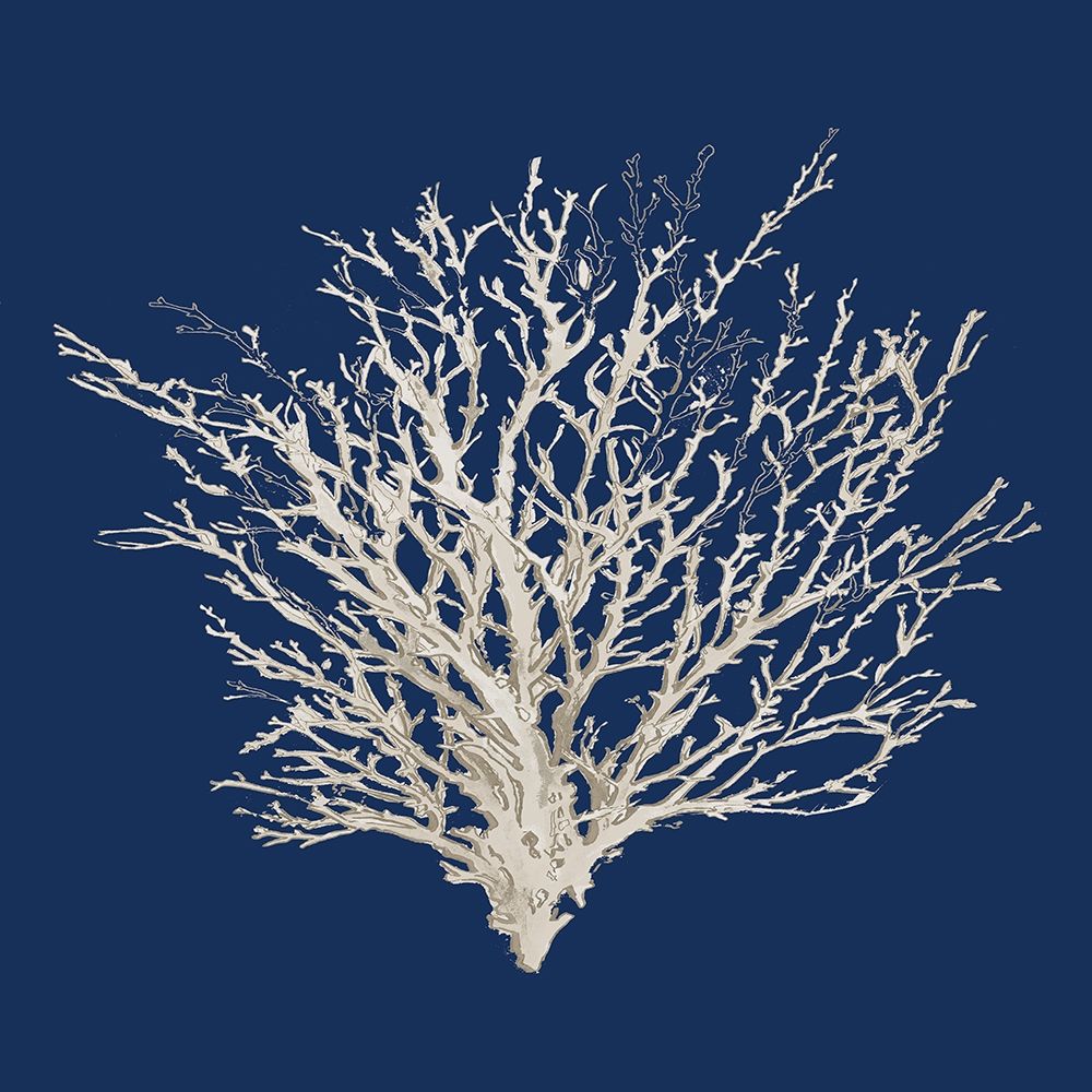 Navy Coral Medley II art print by Lanie Loreth for $57.95 CAD