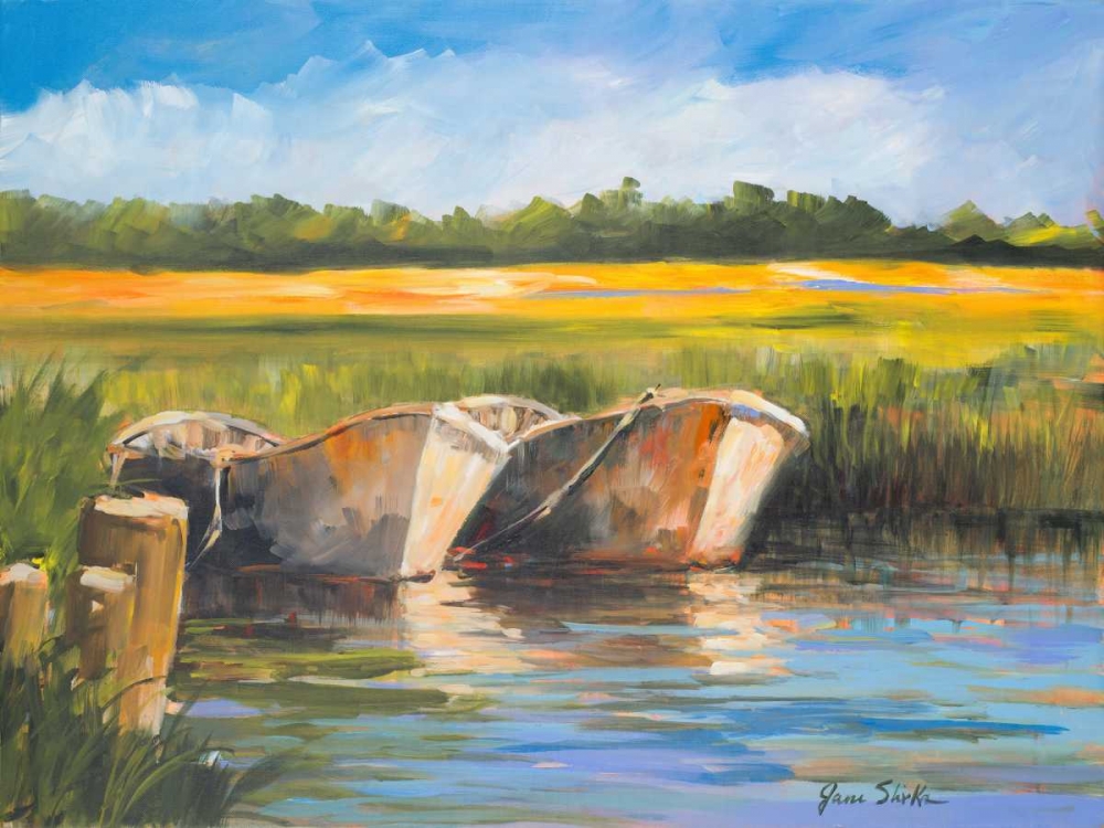 Day on the Lake art print by Jane Slivka for $57.95 CAD