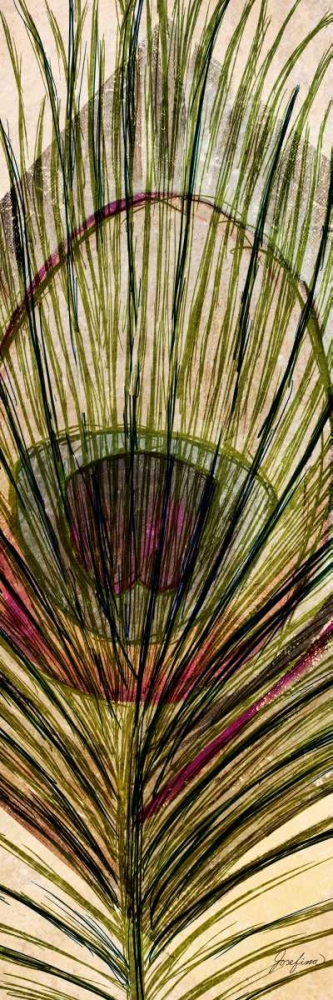 Peacock Feather II art print by Josefina for $57.95 CAD
